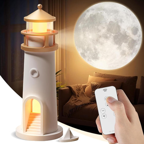 Lighthouse Projection Lamp With Bluetooth Speaker