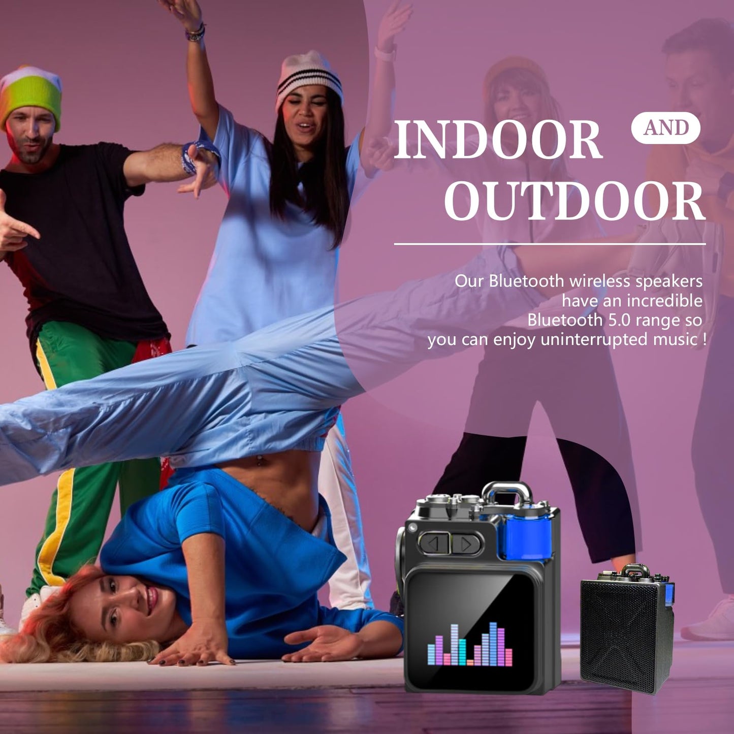 K15 Speaker With LED Display Touch Screen