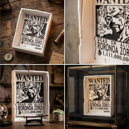 Roronoa Zoro Anime Shadow Lamp