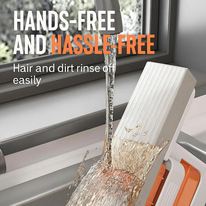 Scratch-Safe Compact Dual Texture Sponge Mop