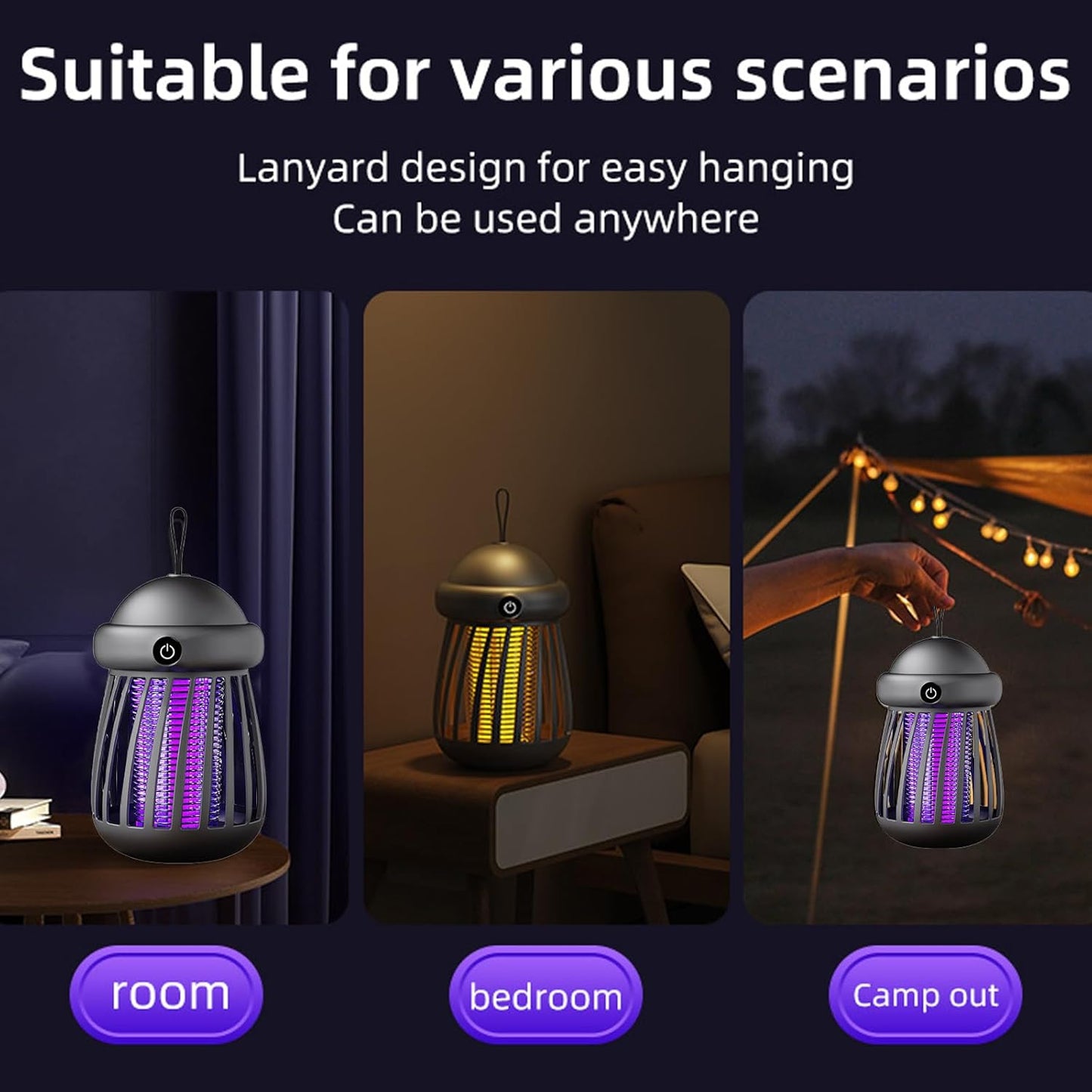USB Rechargeable Mosquito killer Lamp