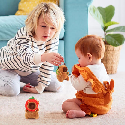 PupTales™  Capybara Plush Keychain Toy