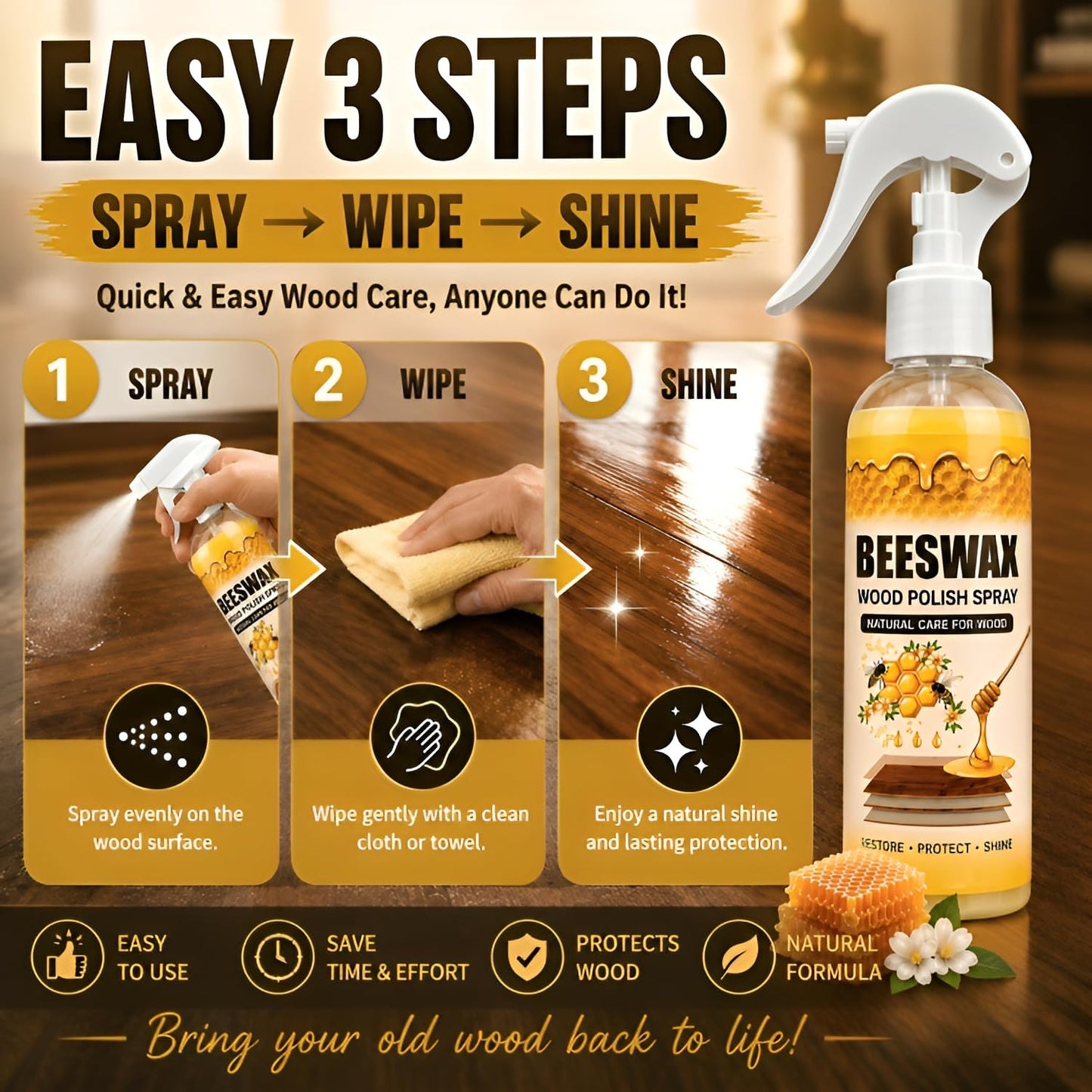 Wood Polish Spray