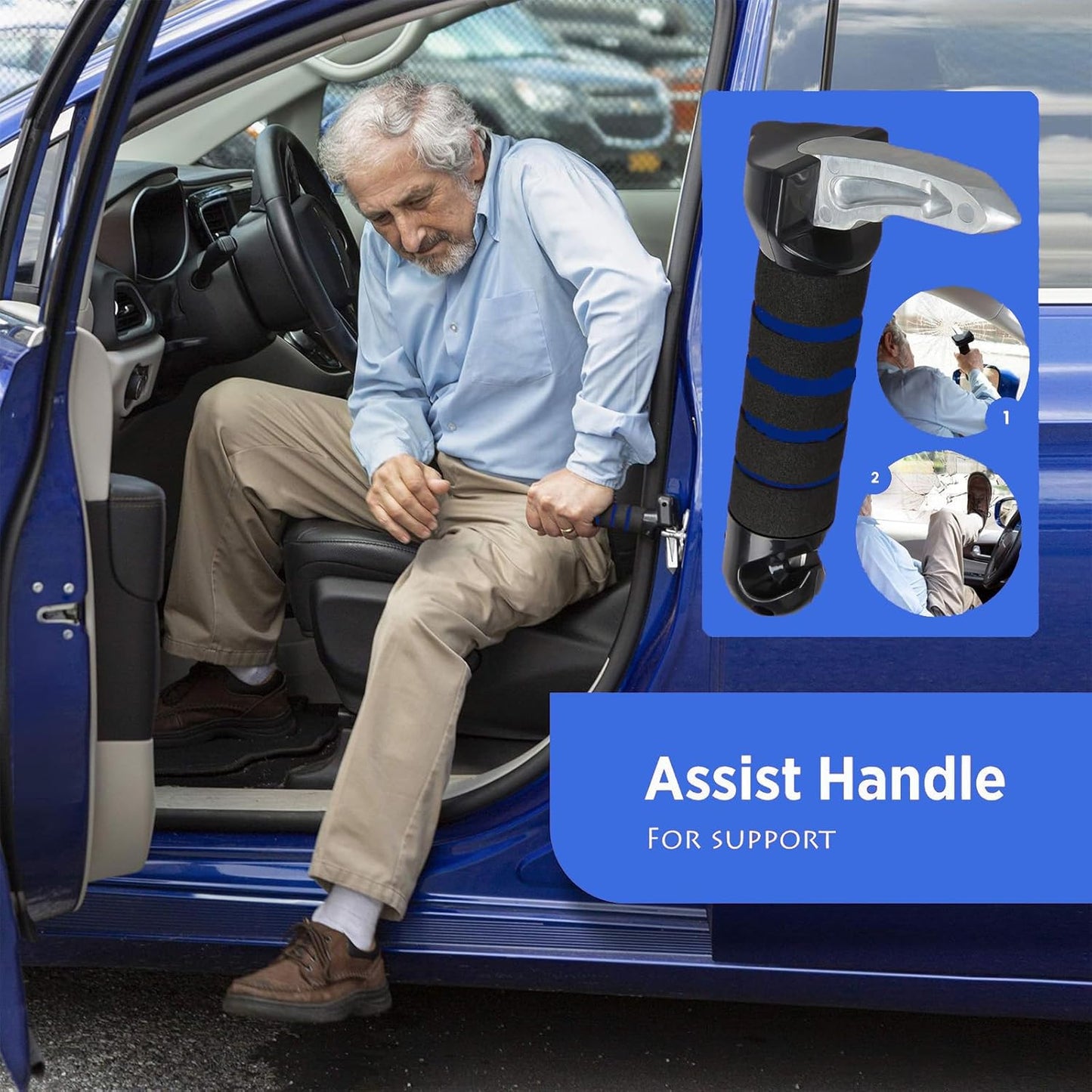 3-in-1 Car Door Handle For Elderly