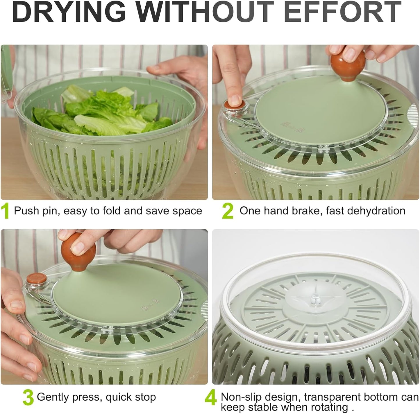 Multi-Function Vegetable & Fruit Washer with Spin Dryer