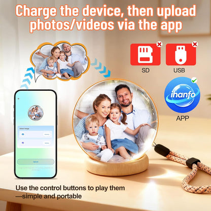 Video Player Crystal Memory Ball
