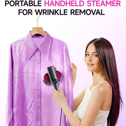 2-in-1 Steamer & Iron for Clothes (Rotatable Head)