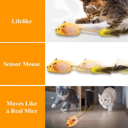 LED Electric Interactive Mouse Cat Toy