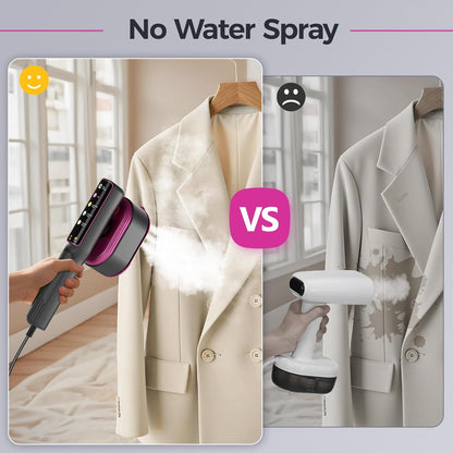 2-in-1 Steamer & Iron for Clothes (Rotatable Head)