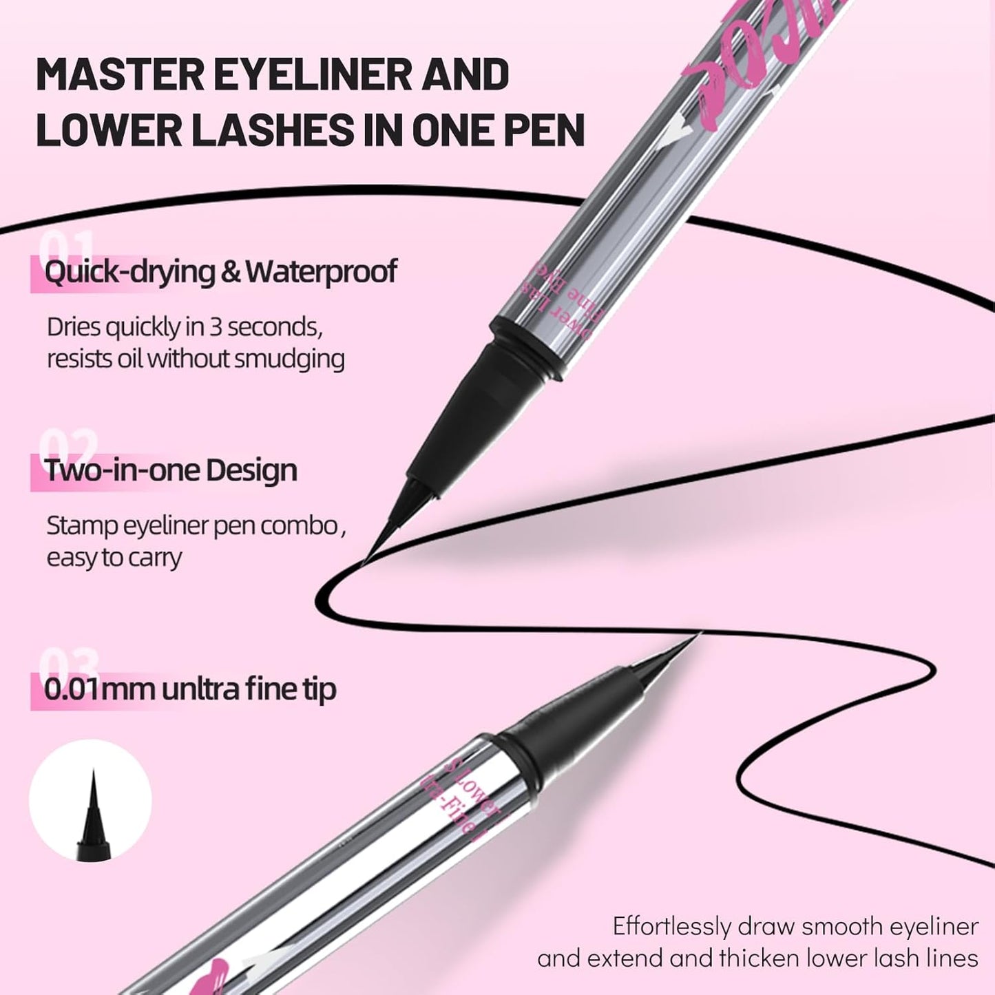 2-In-1 Lower Eyelash Stamp And Eyeliner