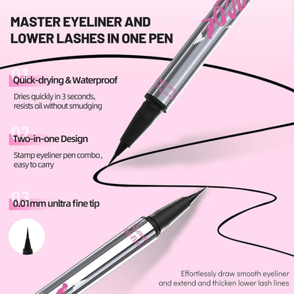 2-In-1 Lower Eyelash Stamp And Eyeliner