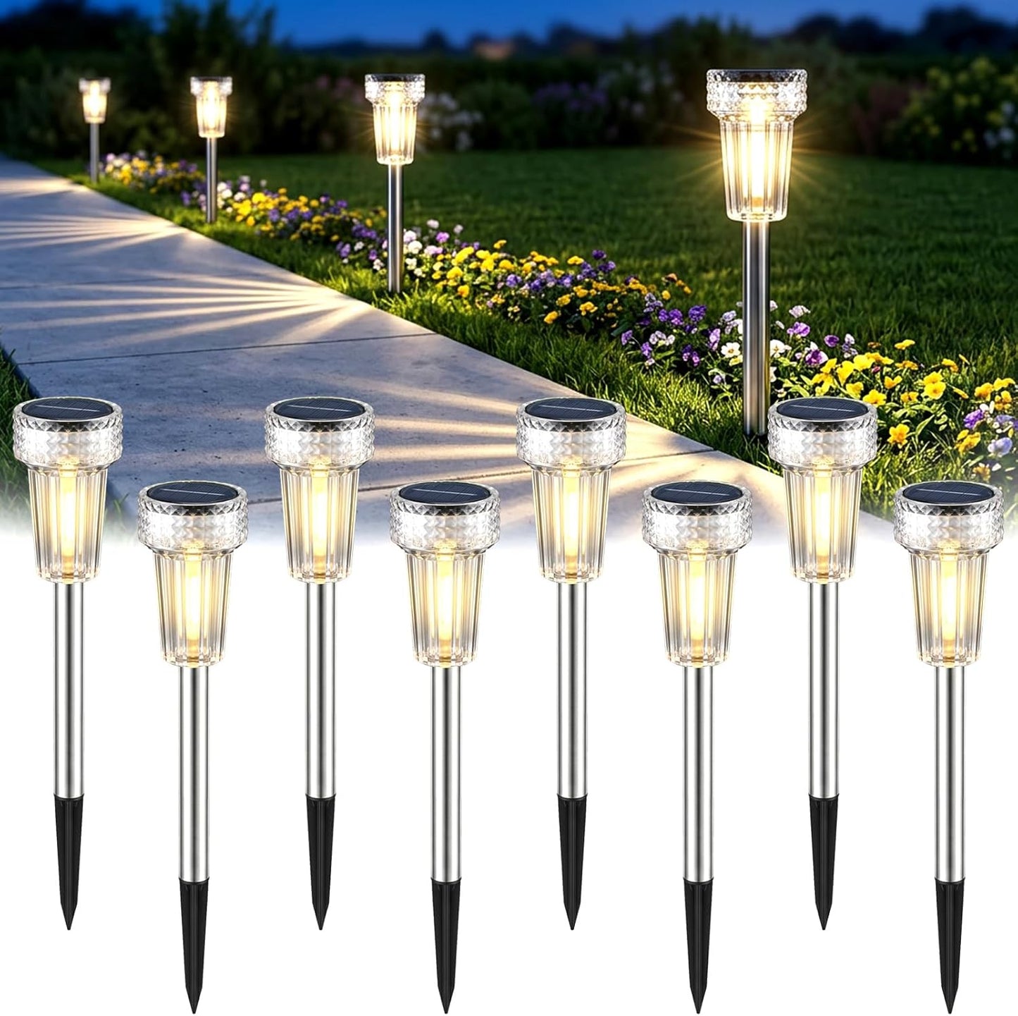 Solar Power Pathway Lights