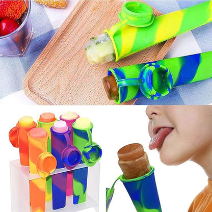 Reusable Silicone Popsicles Maker (Pack Of 4)