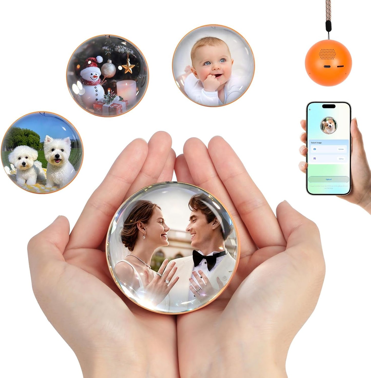 Video Player Crystal Memory Ball