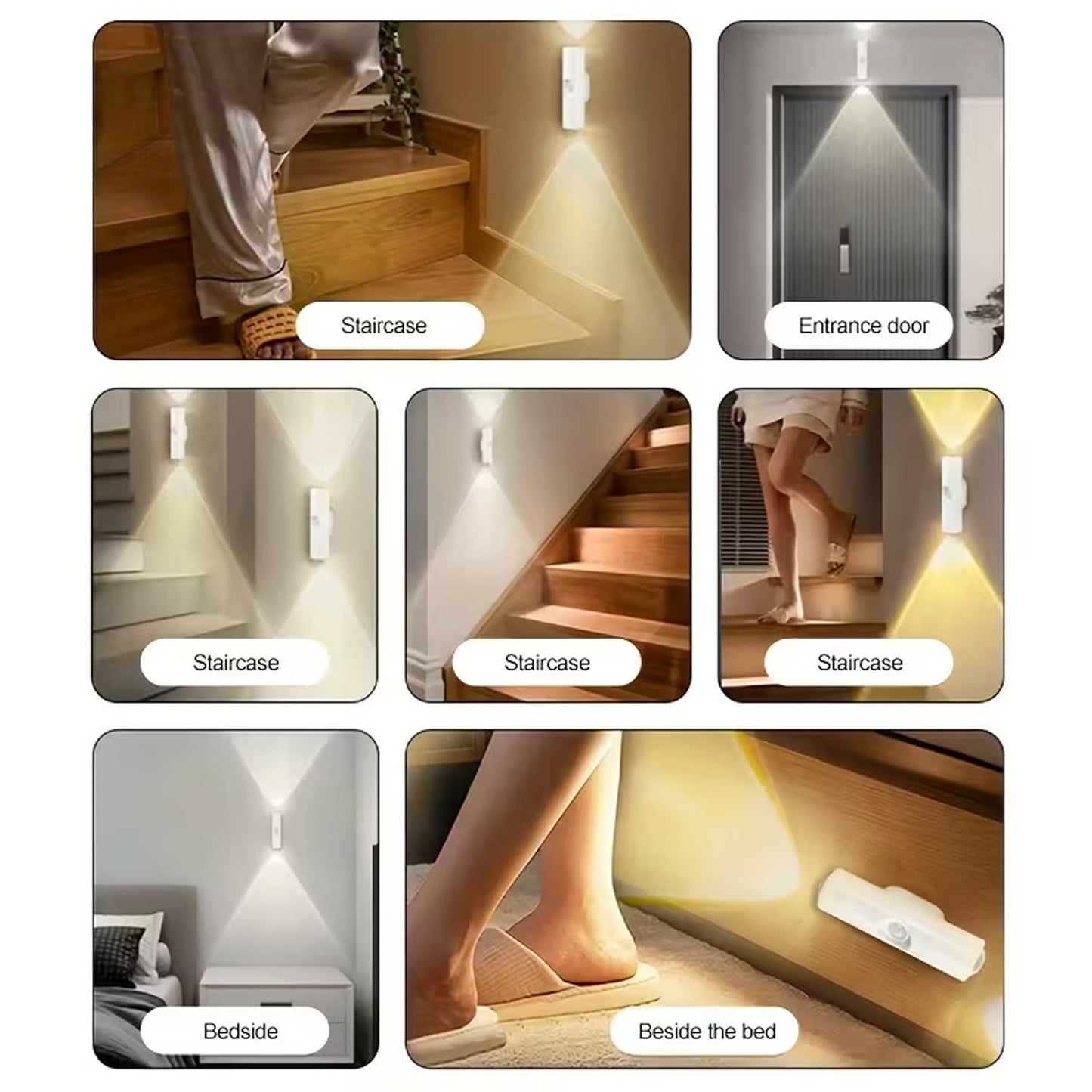Body Sensor Magnetic Colorful Gradient LED Lamp
