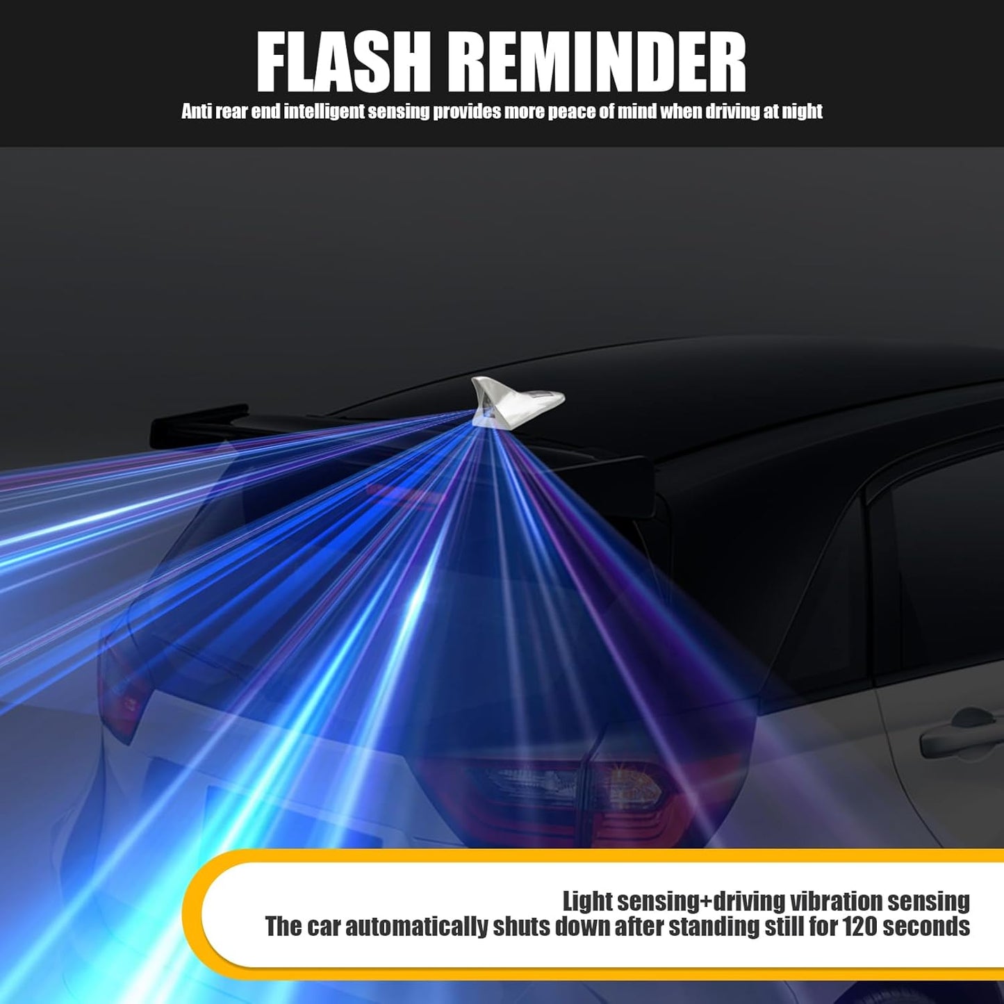 Flashing Shark Fin Car Led