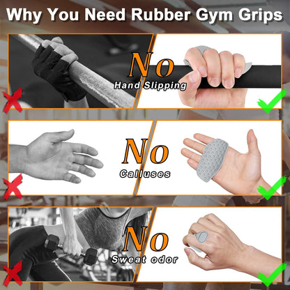 Anti-Slip Workout Grips for Men & Women
