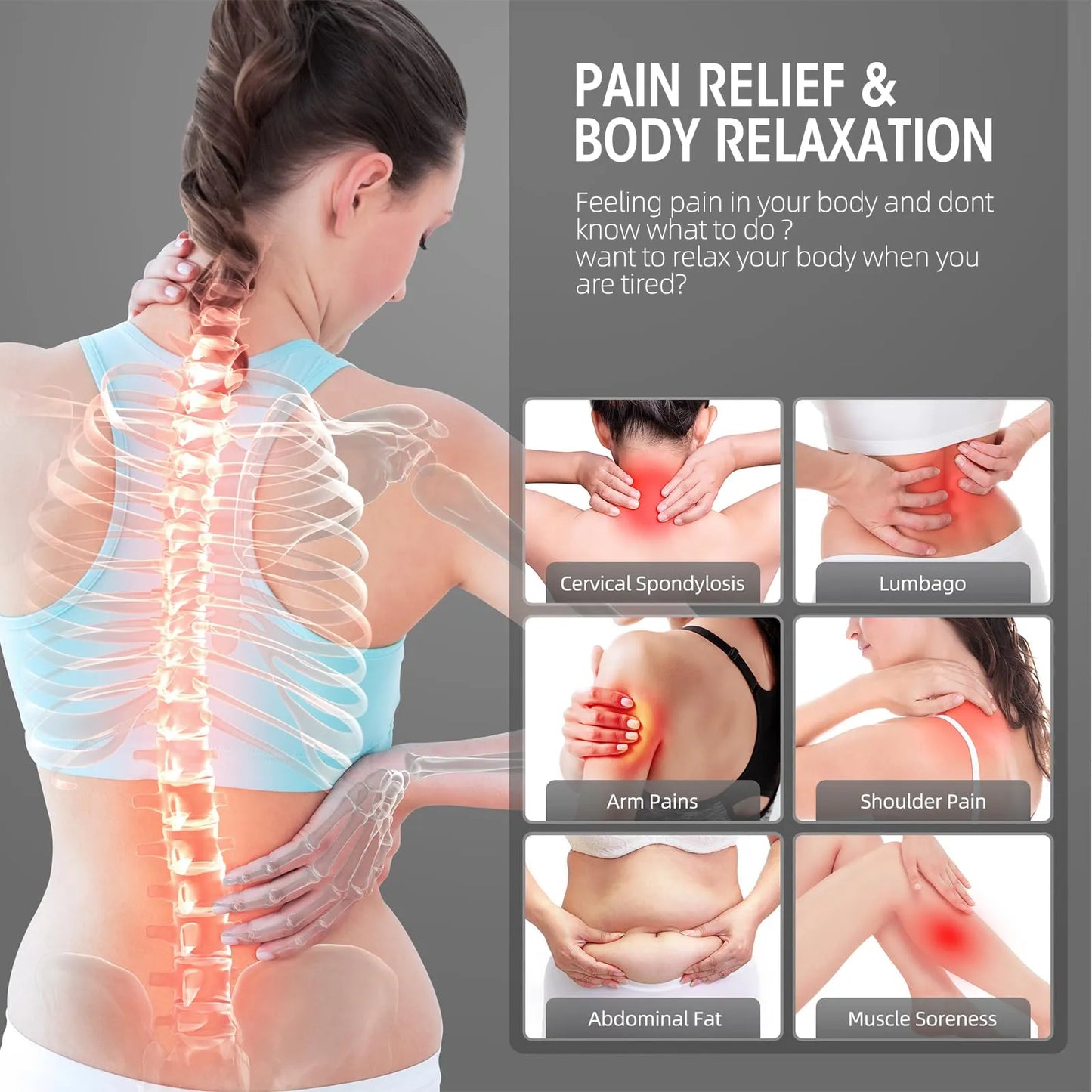 Wireless Tens Unit Muscle Stimulator