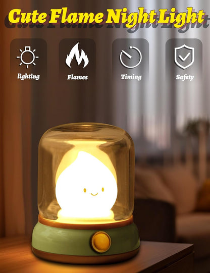 Cute Kerosene LED Night Lamp