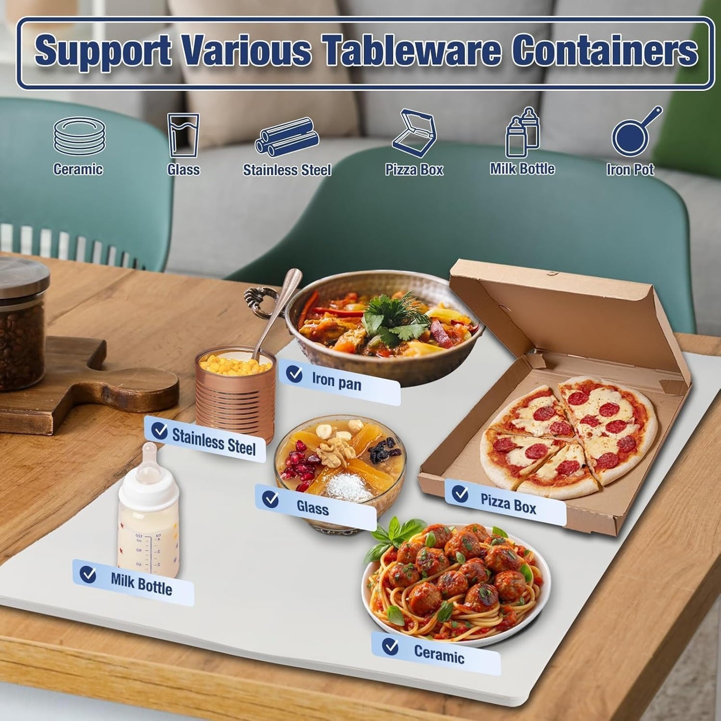 Portable Electric Food Warming Mat