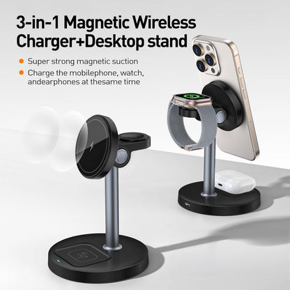 4 in 1 Wireless Magnetic Charger Stand