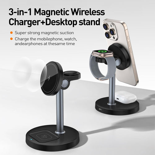 4 in 1 Wireless Magnetic Charger Stand