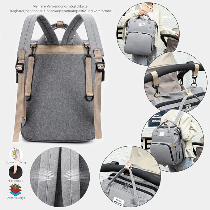 Multi Functional Baby Diaper Changing Station Bag