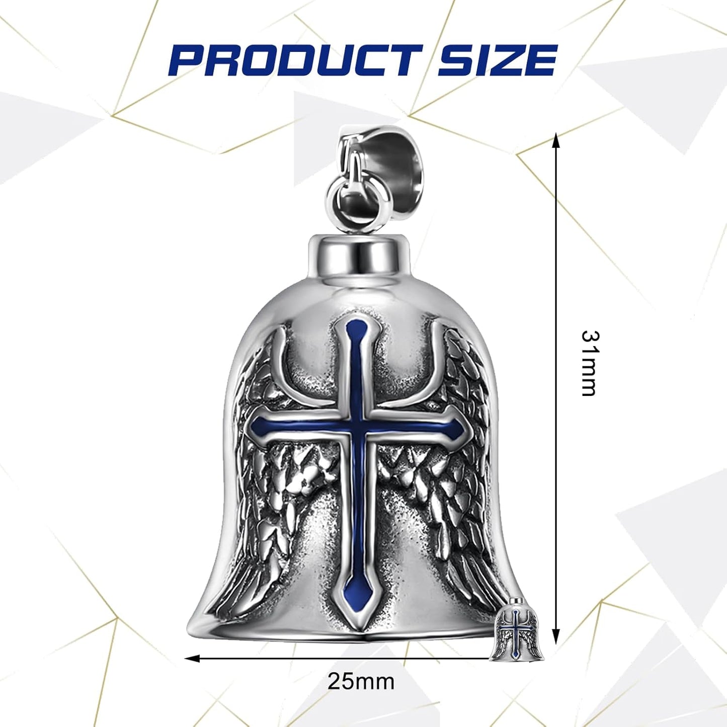 Stainless Steel Guardian Bell | Best Biker Gift For Good Luck Charm