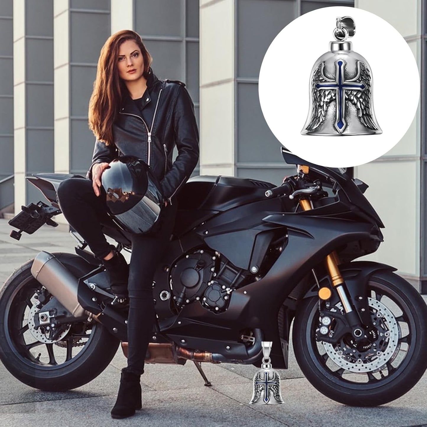 Stainless Steel Guardian Bell | Best Biker Gift For Good Luck Charm