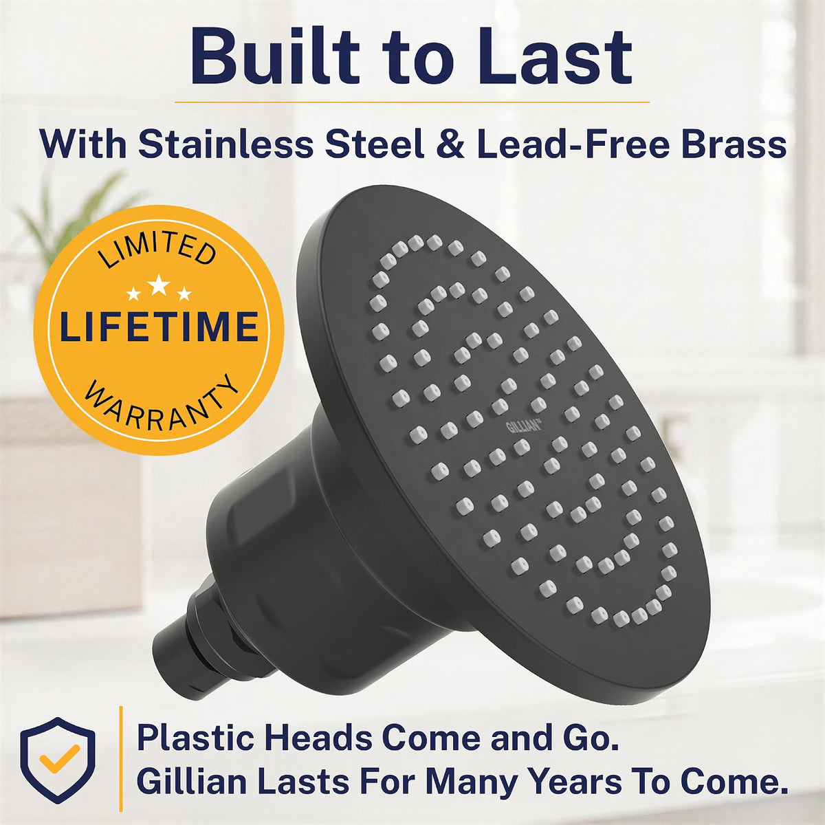 High Pressure Shower Head With Filter
