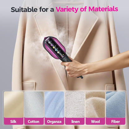 2-in-1 Steamer & Iron for Clothes (Rotatable Head)
