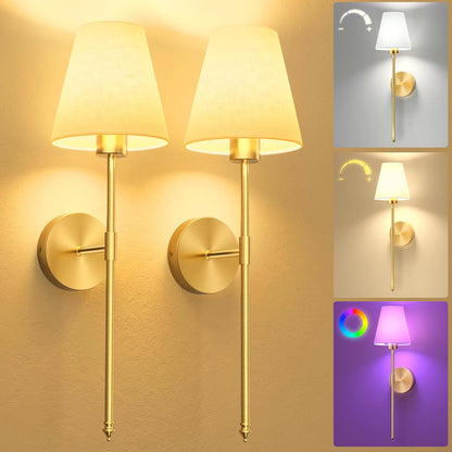 Smart RGB Wall Lamp Set with Remote