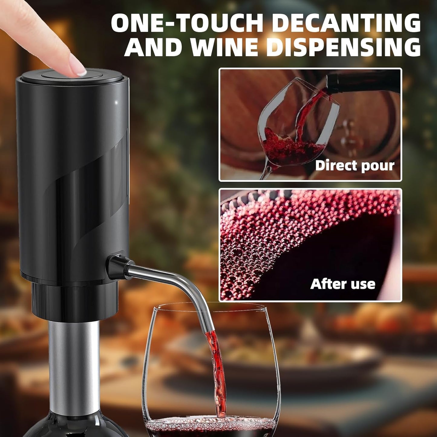Electric Wine Aerator & Dispenser