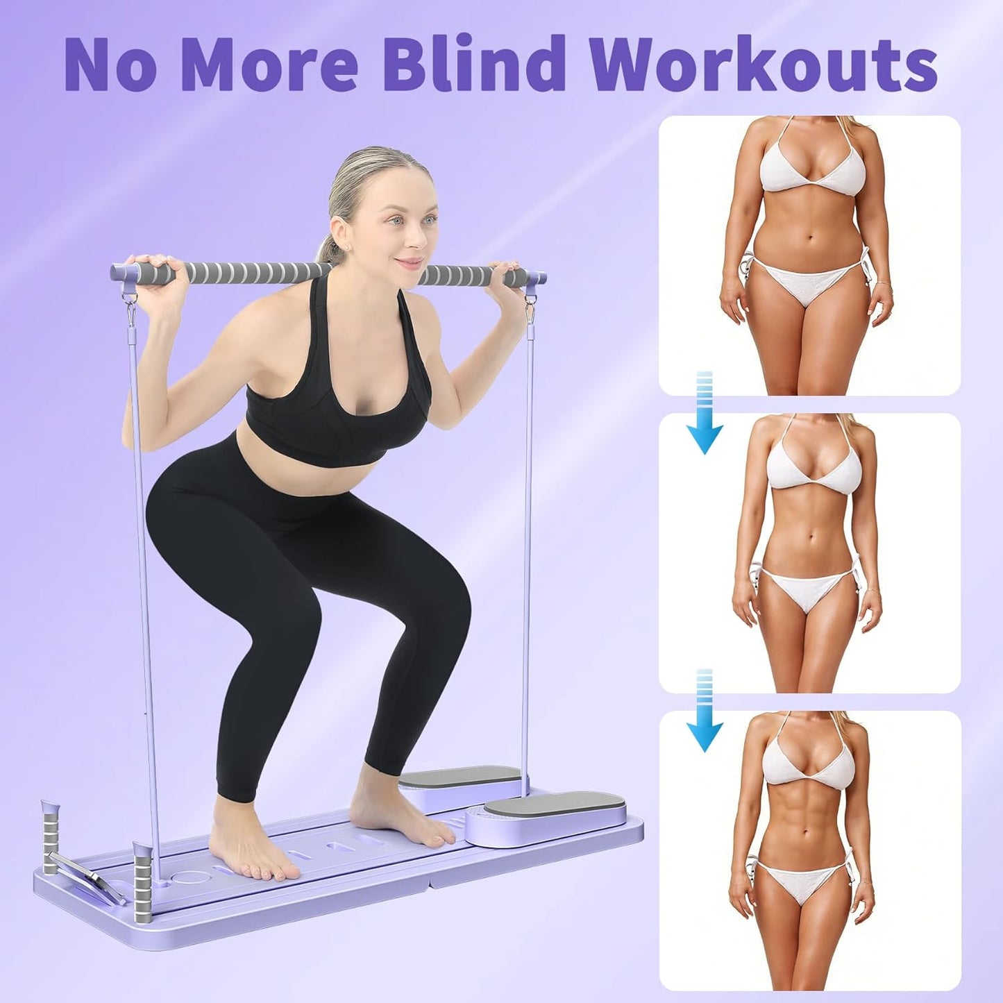 Multi-functional Foldable Pilates Board