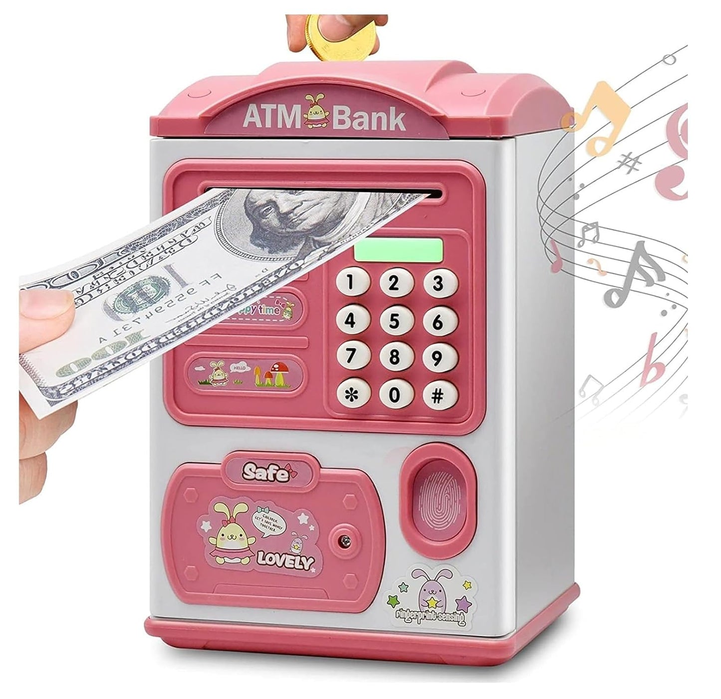 Fingerprint ATM Machine For Kids