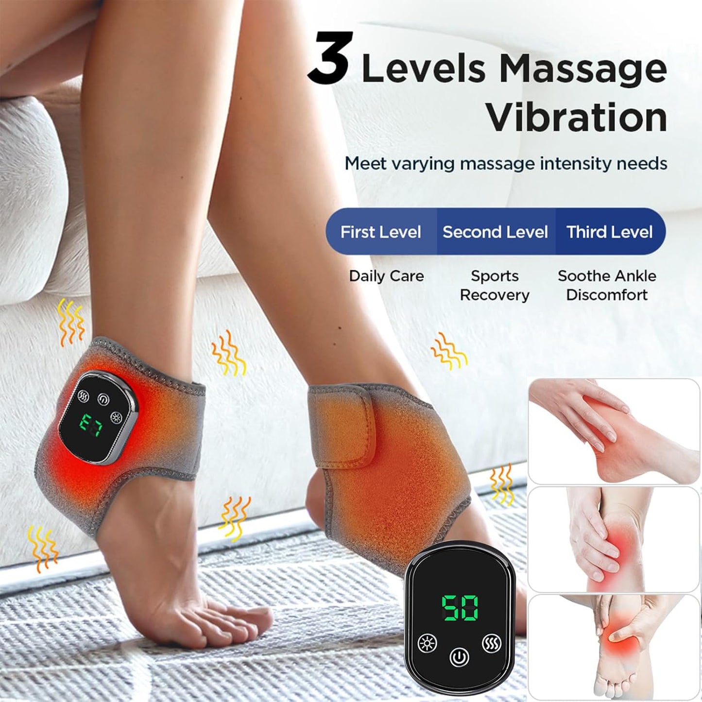 3-in-1-Ankle Massager for Circulation & Pain Relief