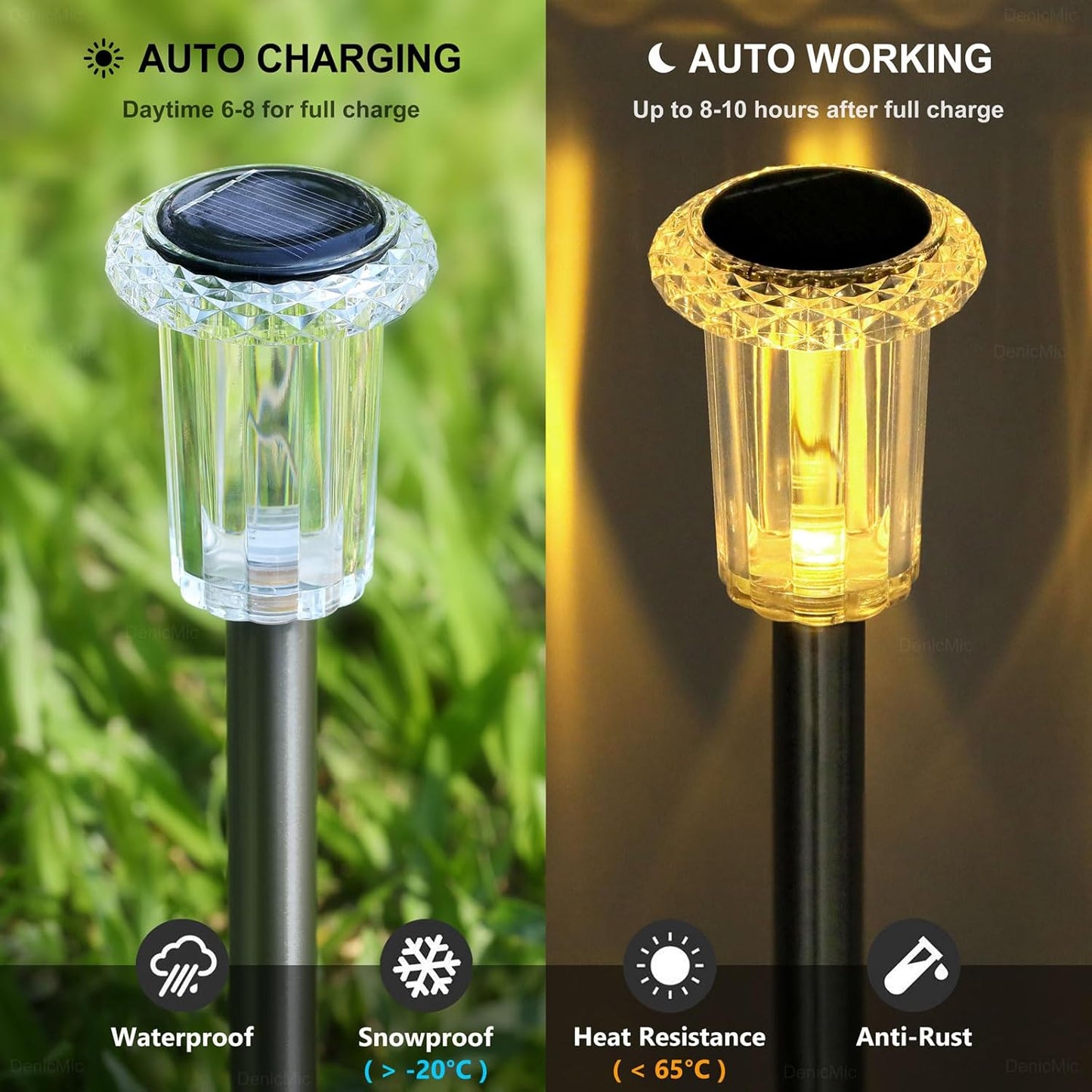 Solar Power Pathway Lights