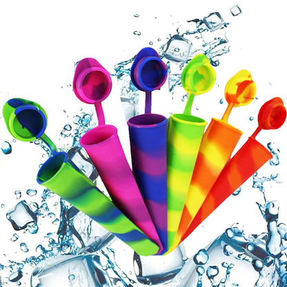 Reusable Silicone Popsicles Maker (Pack Of 4)