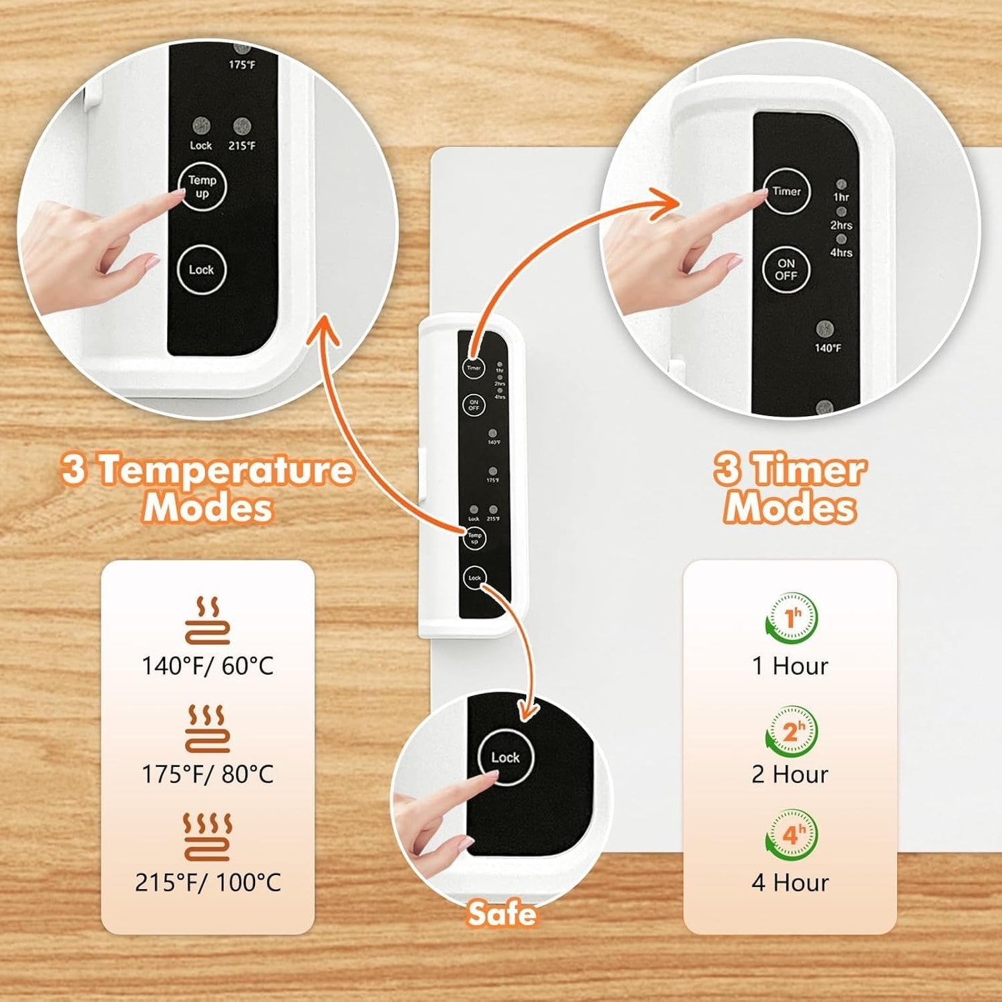 Portable Electric Food Warming Mat