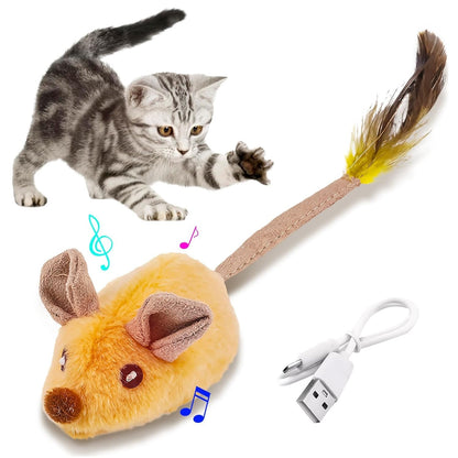 LED Electric Interactive Mouse Cat Toy