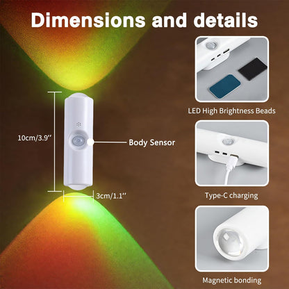 Body Sensor Magnetic Colorful Gradient LED Lamp