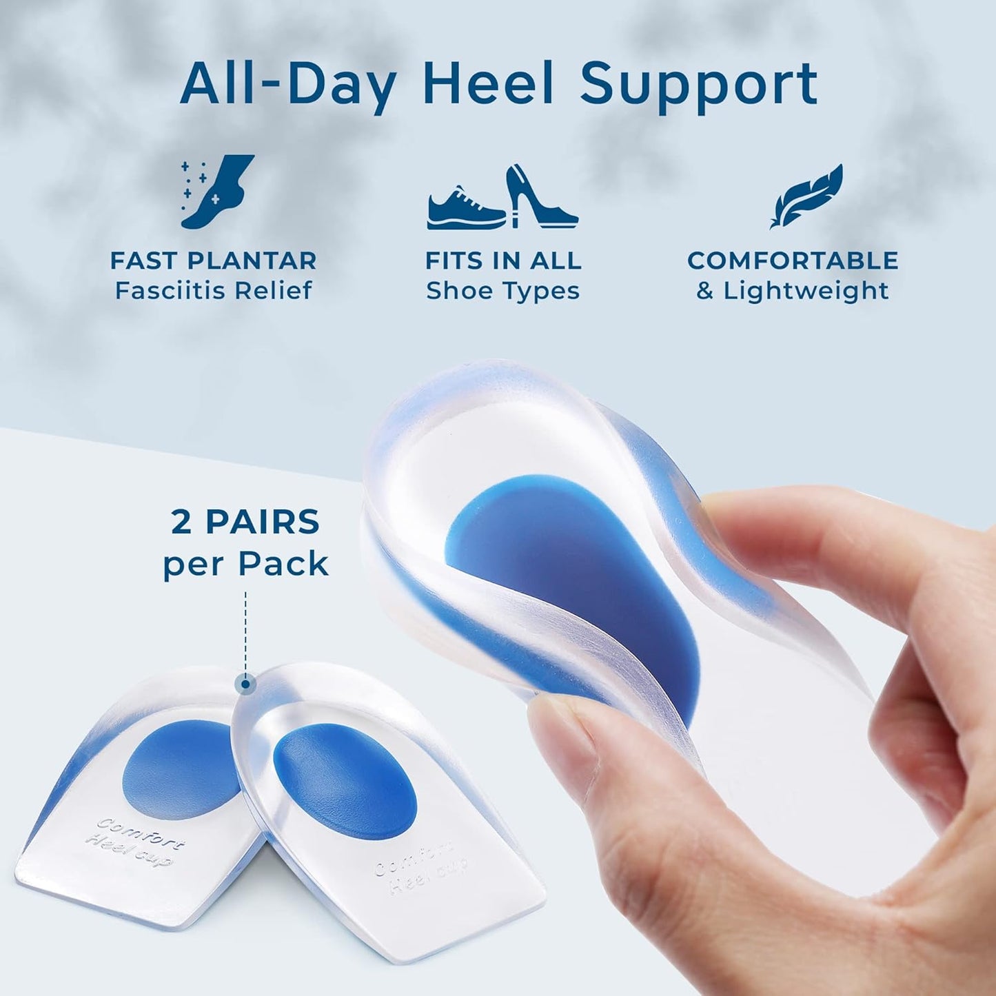 Silicone Shoes Insoles (Pair Of 2)