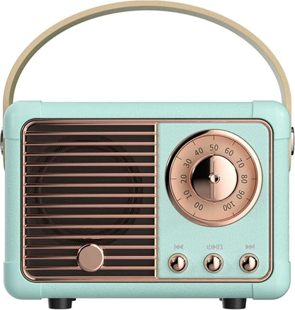 Mini Retro Portable Bluetooth Speaker