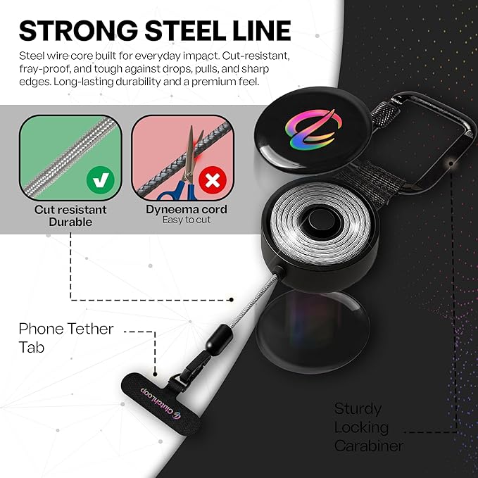 Retractable Anti-Theft Phone Holder