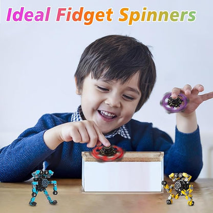 Transformable Fidget Spinners for Kids & Adults