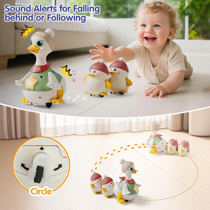 4 Duck Musical Crawling Toy Set