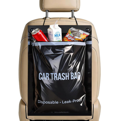 Car Backseat Heavy Disposable Trash Bags(50pcs)