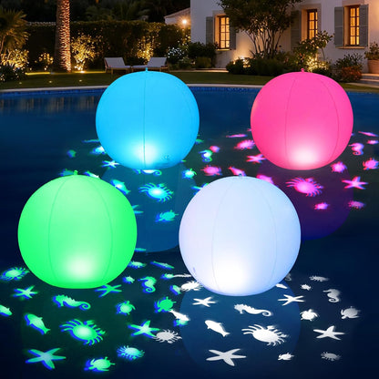 Solar powered 16 Colour Changing Beach Floating Light
