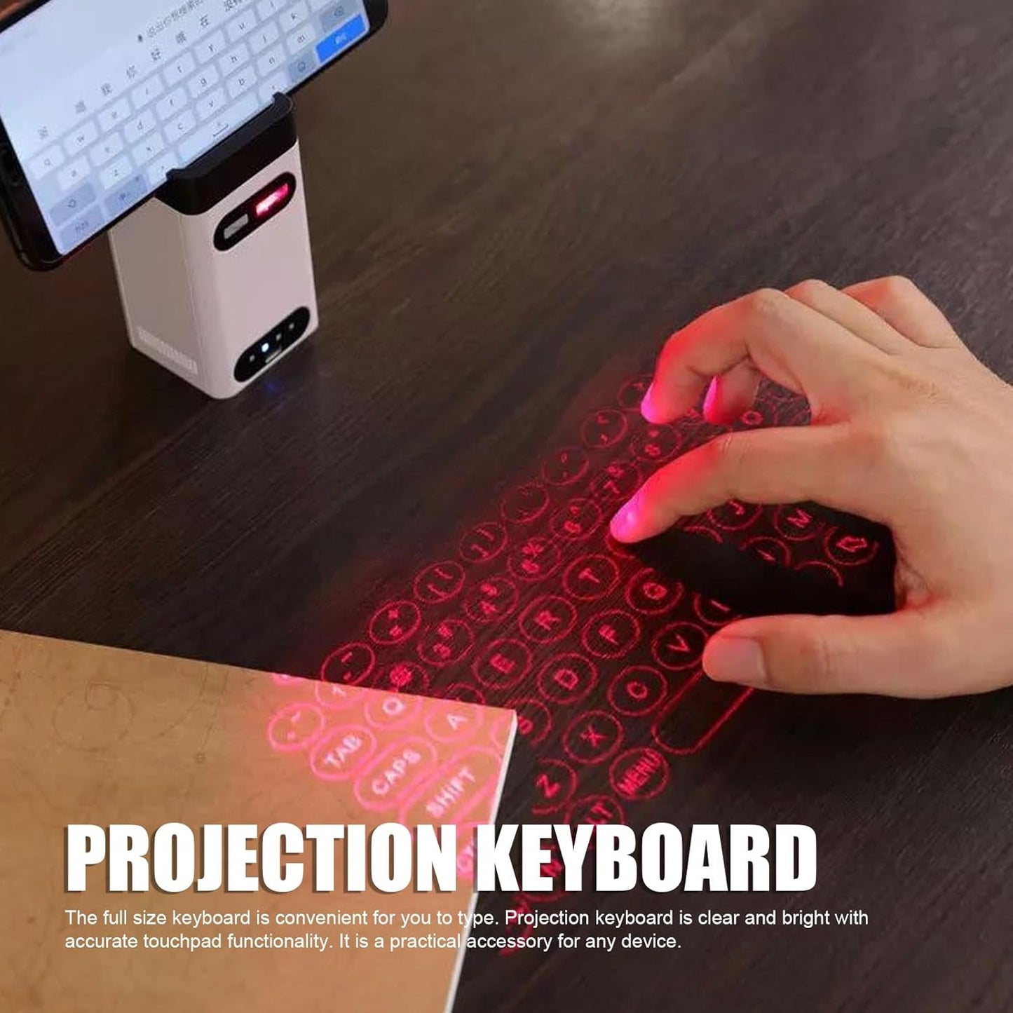 Bluetooth Laser Keyboard Projector
