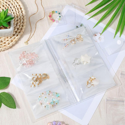 Transparent Jewelry Storage Book- 120 slots